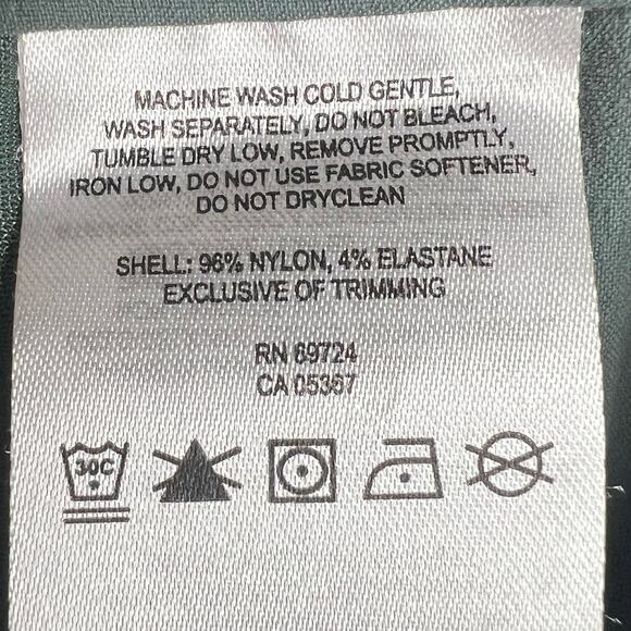 COLUMBIA Anytime Casual Ankle Pant Omni-Shield Cropped Mid Rise Green Size Small - Picture 8 of 10